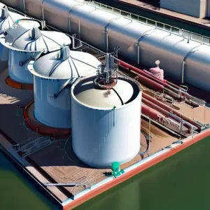 Установки регазификации СПГ на приемных терминалах: использование атмосферных испарителей и подогревателей на морской воде
