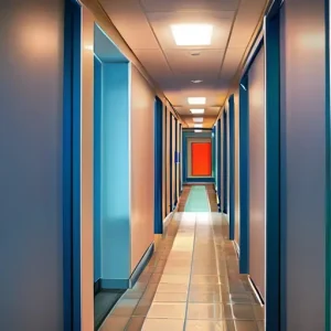 Датчики освещенности и микроволновые датчики присутствия: автоматическое включение и выключение света в проходных зонах, коридорах и санузлах