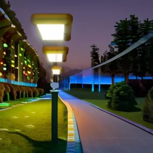Автономные уличные LED-фонари со встроенными солнечными батареями: абсолютно бесплатное и независимое освещение дачных участков, парков и пешеходных дорожек