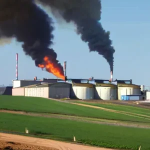 Очистка и сжигание свалочного газа на полигонах ТБО: генерация электричества факельными установками и предотвращение утечек парникового метана