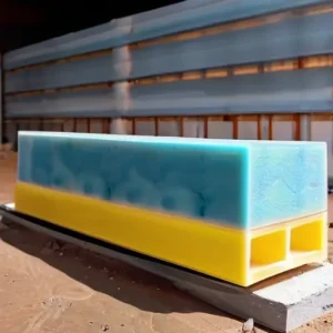 Термовкладыши из сверхпрочного пеностекла (PenoGlass): вечный неорганический утеплитель, который укладывается прямо под несущие кирпичные стены, полностью исключая промерзание фундаментного цокольного узла
